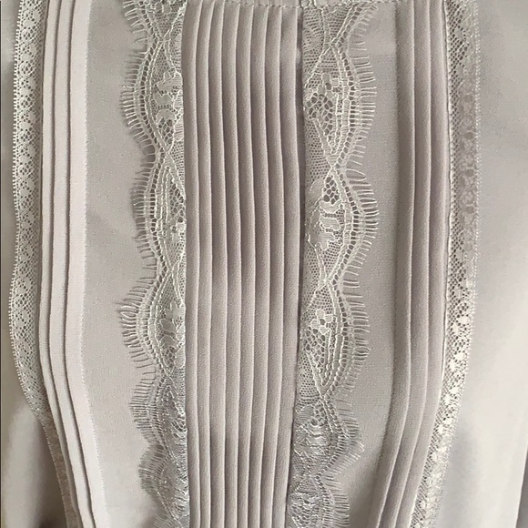 White House Black Market Gray Blouse - Picture 3 of 3